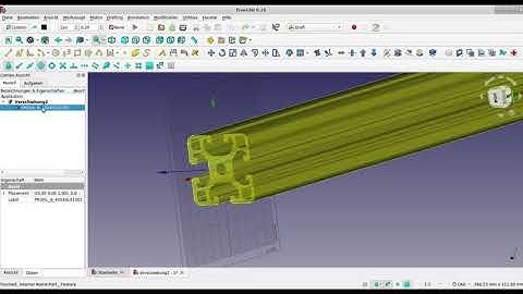 #freecad: anfasspunkt, drehen, schieben in draft (move rotate) #anleitung #tutorial