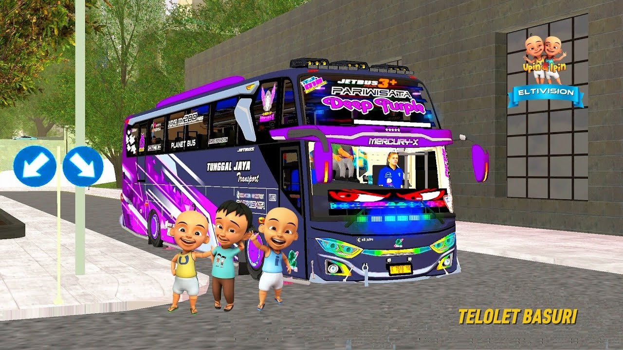 Upin dan ipin jemput anomali fizi naik bus telolet basuri 🤣 ELTIVISION