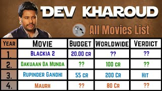 Dev Kharoud Box Office Collection Hit and Flop Blockbuster All Movies List 💥🔥| Filmy Aulakh