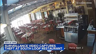 VIDEO: Thief steals from downtown Chicago Italian restaurant while customers dine nearby, owner says