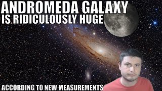New Measurement of Andromeda Galaxy Size Suggest Gigantic Halo