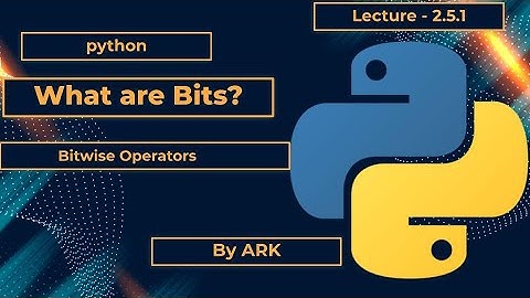 Binary Number System | Operators - 5.1 | Bitwise Operators | Programing simplified