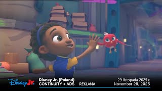 Disney Jr poland Continuity  Ads  November 29 2025  Disney Jr Reklama