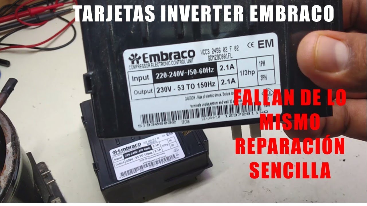 Tarjetas Para Refrigerador Inverter Embraco Tipo Caja Negra
