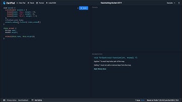using forEach with index in dart