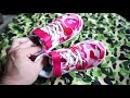 Bathing Ape BAPE KIDS BAPESTA ABC Camo PINK Sneaker Unboxing / Review! Streetwear shoes Nike AF