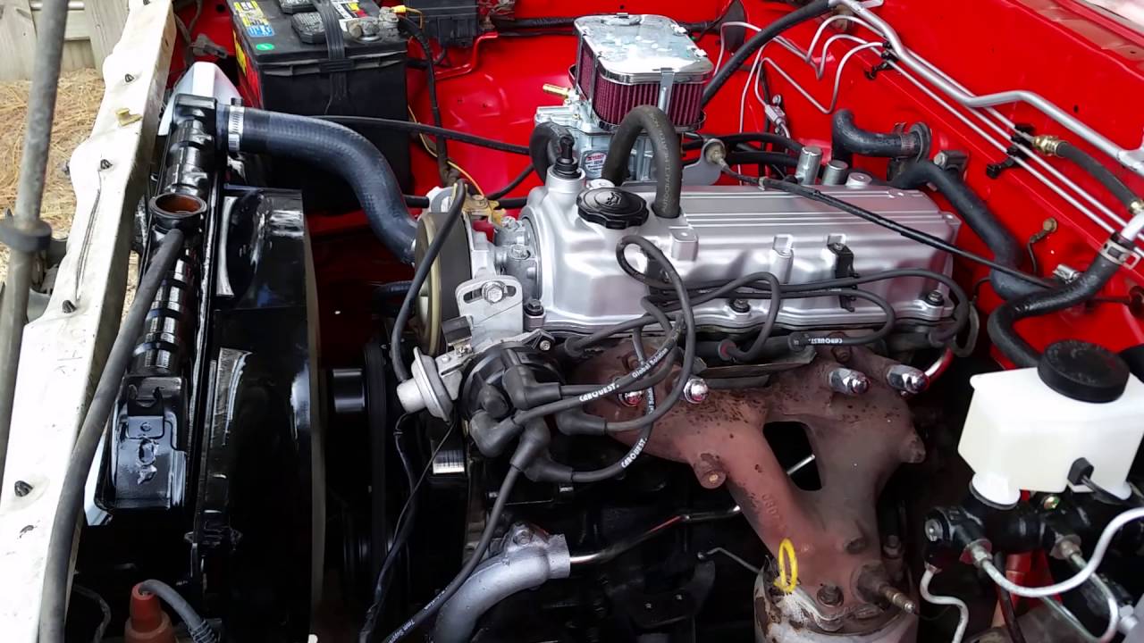 Mazda B2000/B2200 project truck valve tick - YouTube