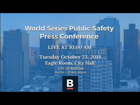 World Series Public Safety Press Conference
