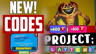 *NEW* ALL WORKING DOGDAY CODES FOR PROJECT PLAYTIME MULTIPLAYER | PROJECT PLAYTIME MULTIPLAYER CODES
