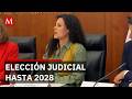 Comisión Permanente recibe iniciativa para aplazar la elección judicial a 2028
