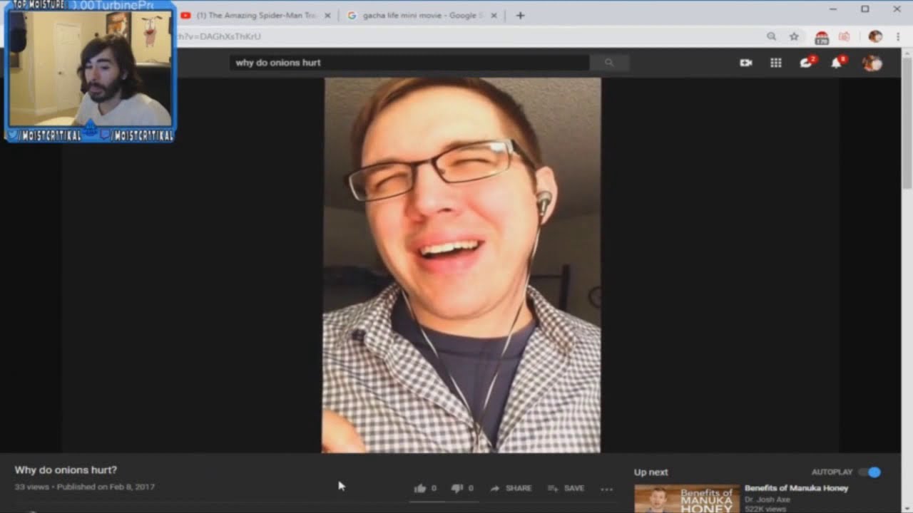 Penguiz0 Reacts to Why do Onions hurt YouTube