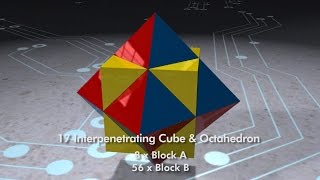 17 Interpenetrating Cube & Octahedron