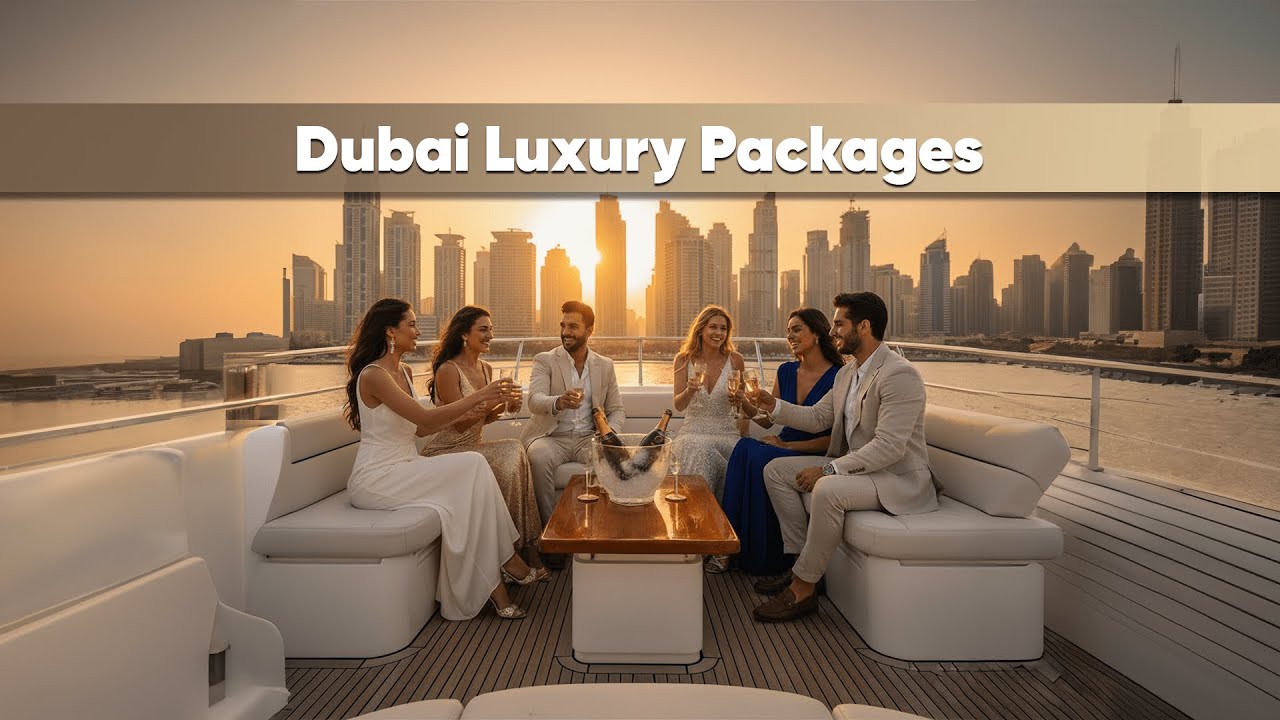 Dubai Luxury Packages | Burj Khalifa, Desert Safari, Yacht Dinner & More by Travel Saga
