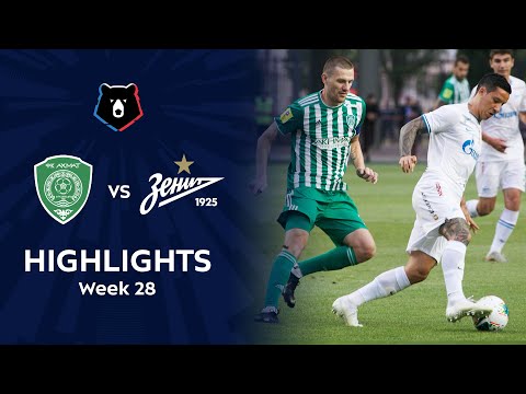 Akhmat Grozny Zenit Petersburg Goals And Highlights