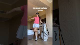 Hrajete taky golf? ⛳️🤍 #sport #vlog #turkey #golf