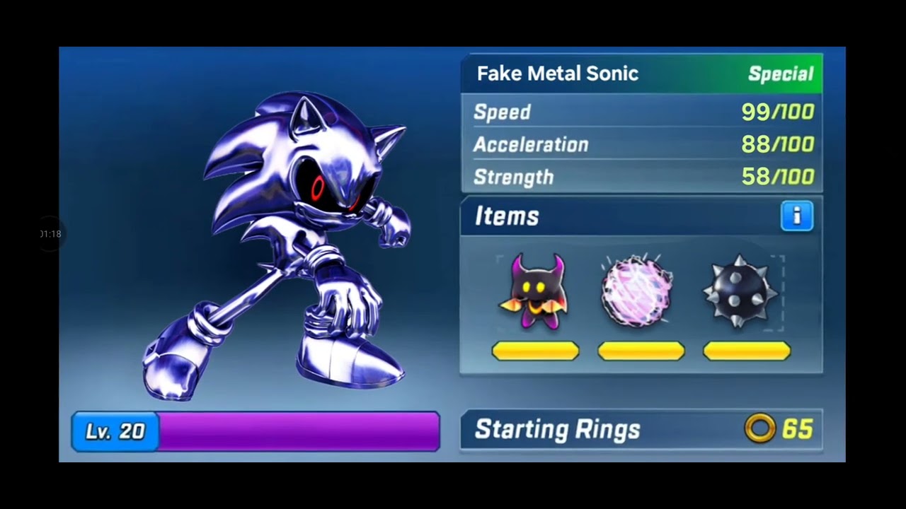 All Sonic variations in SFSB (new style)