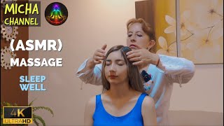 ASMR massage with soft sounds and whispers to help you sleep 😴 and for tickling and tingling screenshot 3