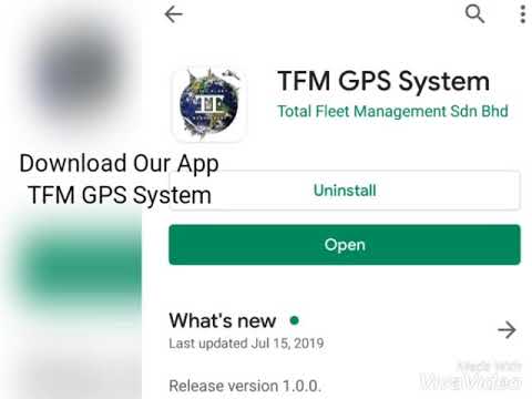 TFM GPS System App Function (Message Reminder)