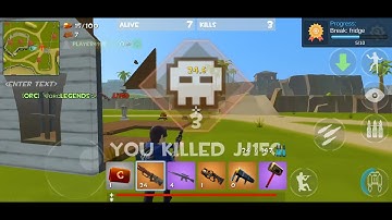 Rocket Royale Gameplay#9 So many events!(Blimp, Airdrop, Bunker)