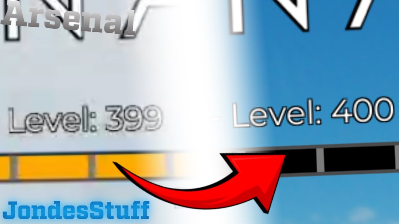 Me reaching level 400 in Arsenal. Roblox Arsenal