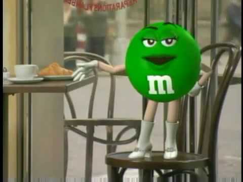 M&M's - Sassy Animated Ms. Green Heats up Valentine's Day (2009, USA) 