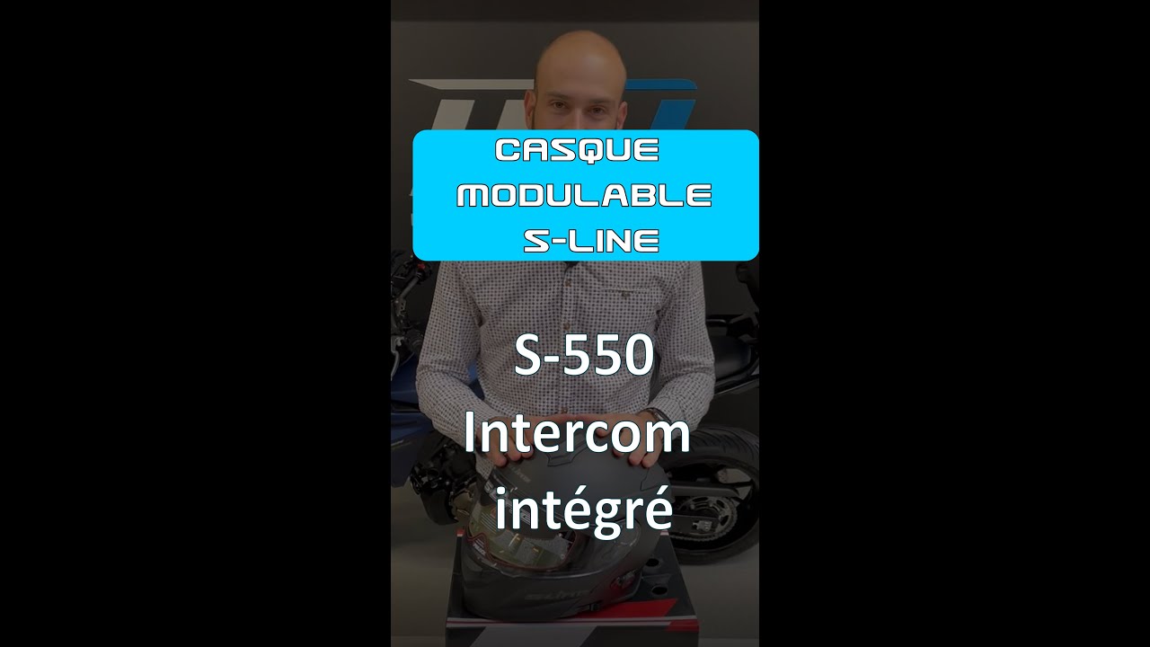 Casque modulable INTERCOM S550 Double Ecran + Pinlock