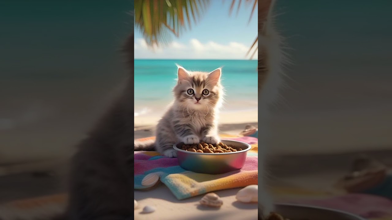 Rabbit rescue cat baby