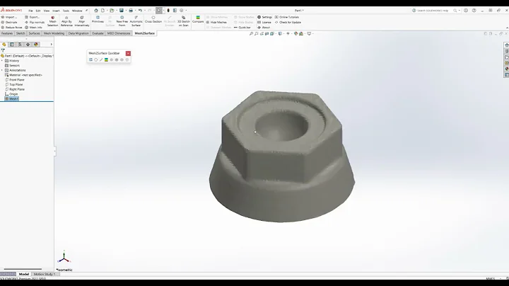 Scan to CAD for SOLIDWORKS  - Fit Complex 2D Shapes