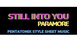 Still Into You | Paramore [Pentatonix Style] (acapella sheet music)