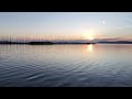 Sun set at Balatonlelle