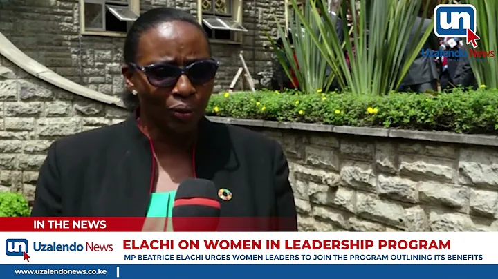 MP Beatrice Elachi Urges Women  to Join the Women ...