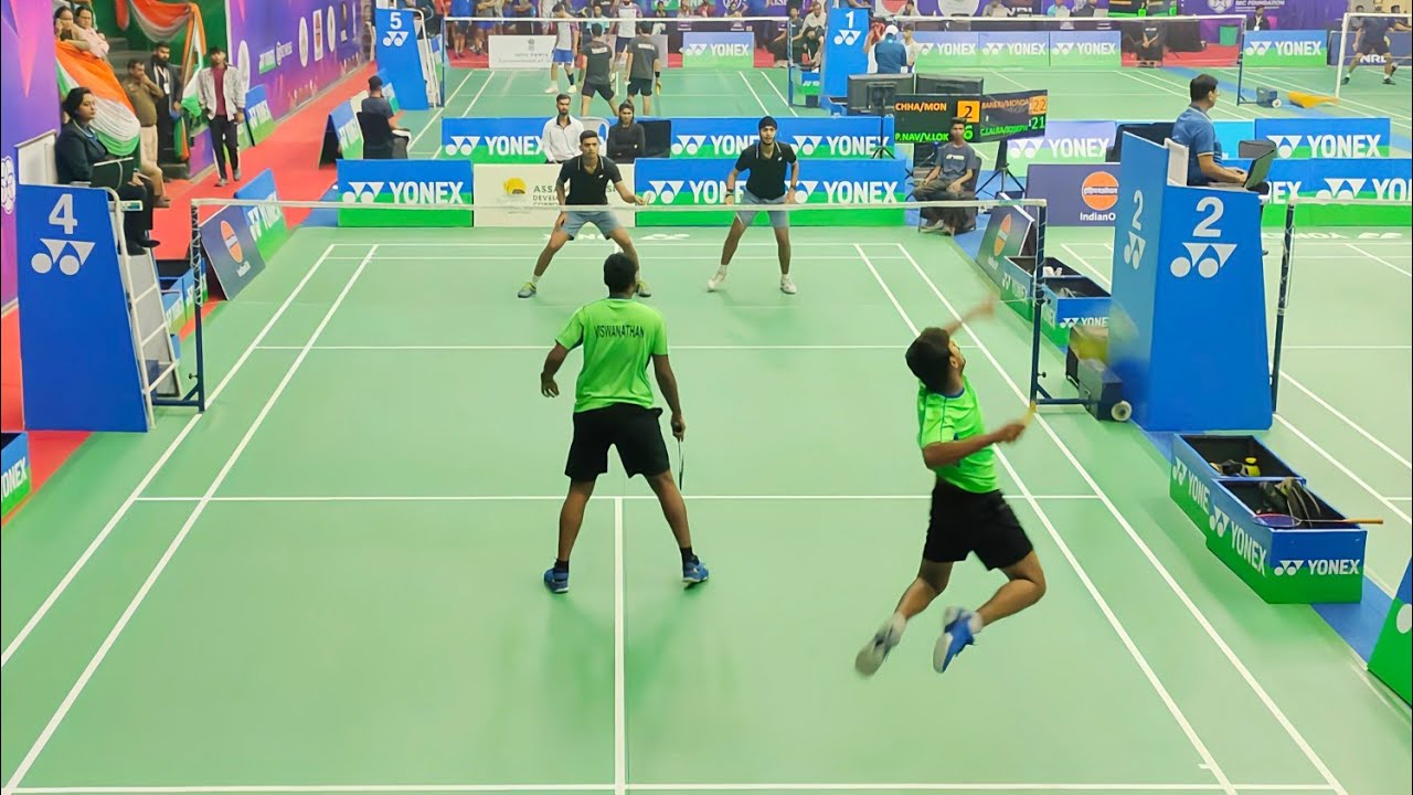 NAVEEN/LOKESH V/S ABHISHEK/PRABHJEET NATIONAL BADMINTON CHAMPIONSHIP