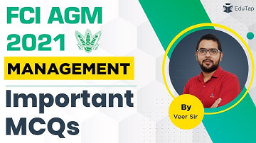 FCI AGM 2021 |  Management | Important MCQs