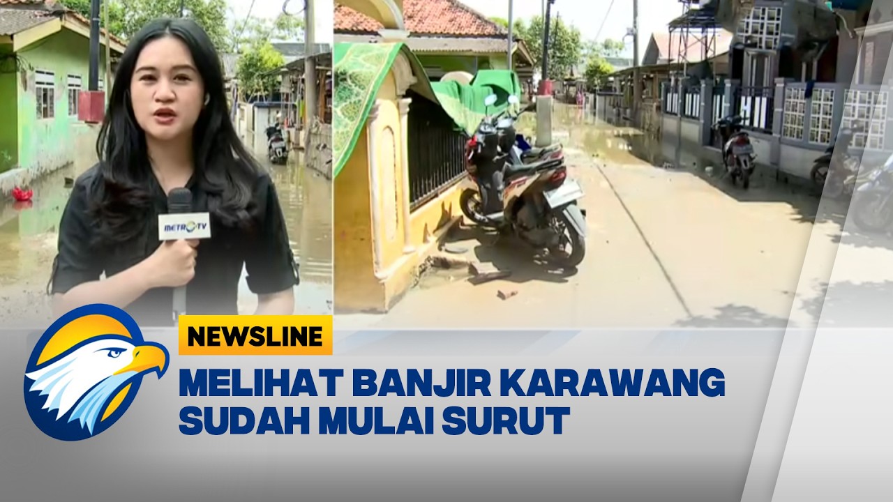 Banjir Karawang Mulai Surut, Namun Belum Usai - [Newsline]
