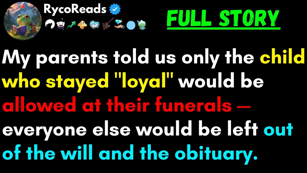 (ПОЛНАЯ ИСТОРИЯ) Мои родители сказали нам, что только тот ребенок, который останется «лояльным», ...