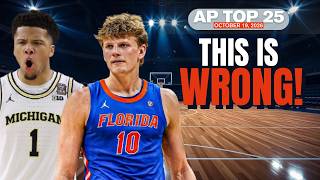 FIRST AP POLL REACTION! | These Rankings Are WRONG! (2026-27)