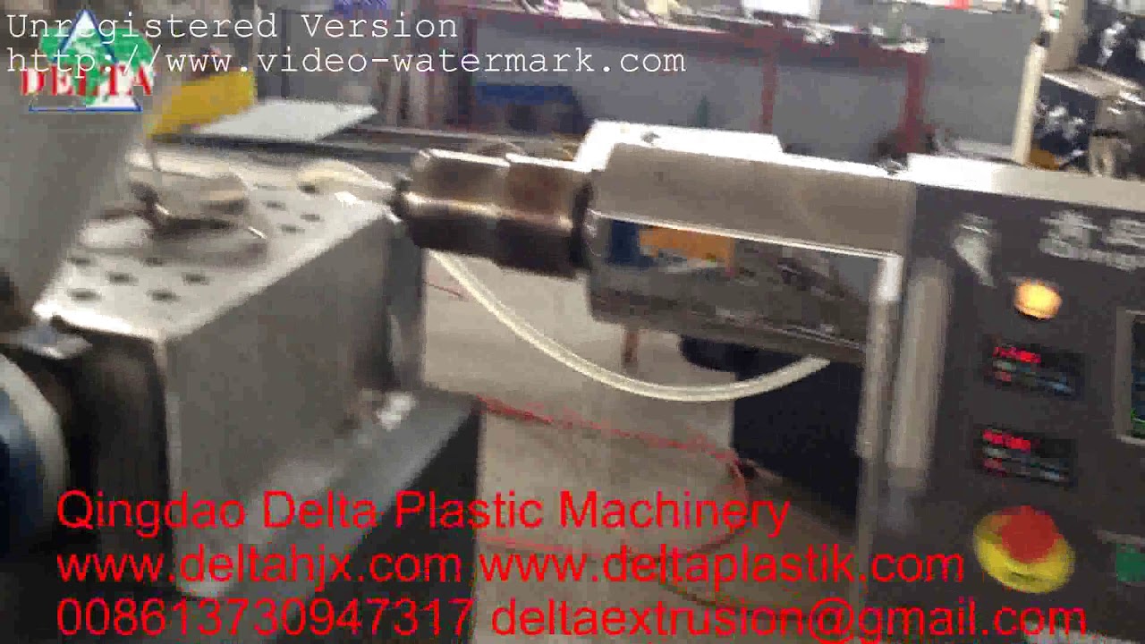 High efficiency vacuum cleaner plastic hose production line - YouTube