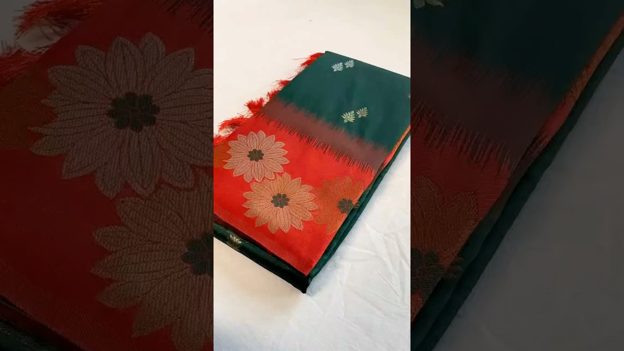 Soft Silk Floral Zari Weaving Saree