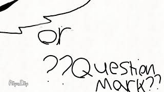 My sad walk animation XD with question mark