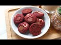 Resepi chocolate chips cookies  versi red velvet  rangup dan ringan