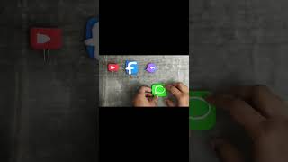 Miniature social media app icons with super air dry clay 🤗😱😲#shorts Miniature social media app icons with super air dry clay 🤗😱😲#shorts
