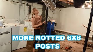 Tour inside Jennifers new house... rotted 6x6's and more. CROYDON, PA