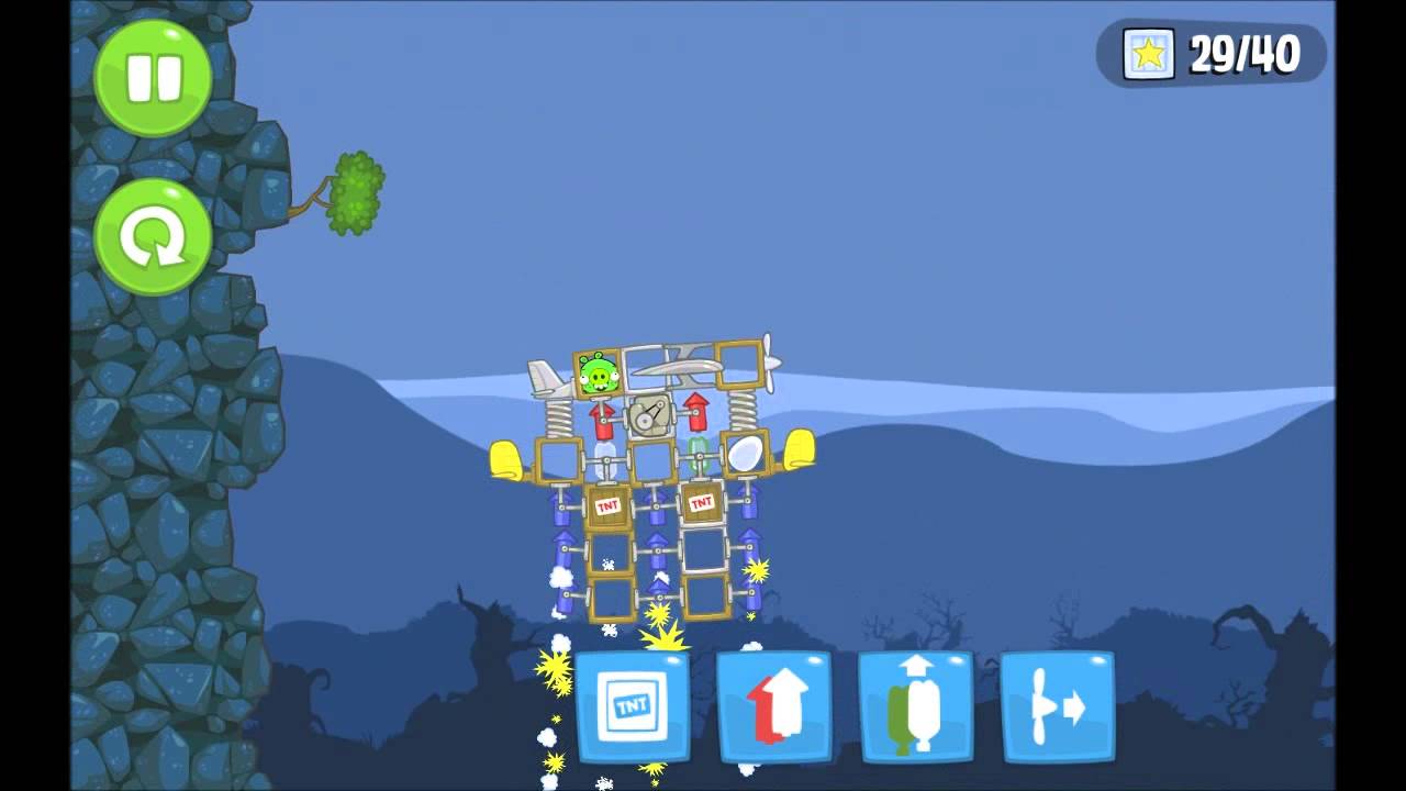 Bad Piggies Rocket Launched Plane