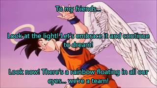 Dragon Ball Z- We Were Angels Lyrics [ENGLISH ADAPTATION] Resimi