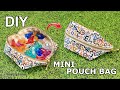 DIY Mini Pouch Bag | Wide Open Coin Purse Sewing Tutorial [sewingtimes]