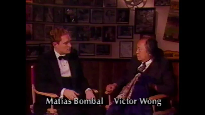 Matas Bombal talks with actor Victor Wong 1992 - M...
