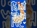paint with me 🍤💙#sketchbook #drawwithme #paintwithme #sketchbookpages #processvideo #fyp