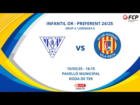#InfantilOrPref | CP Roda 5 vs 4 CH Vila-seca (6a Jornada #InfantilOrPref 24/25)