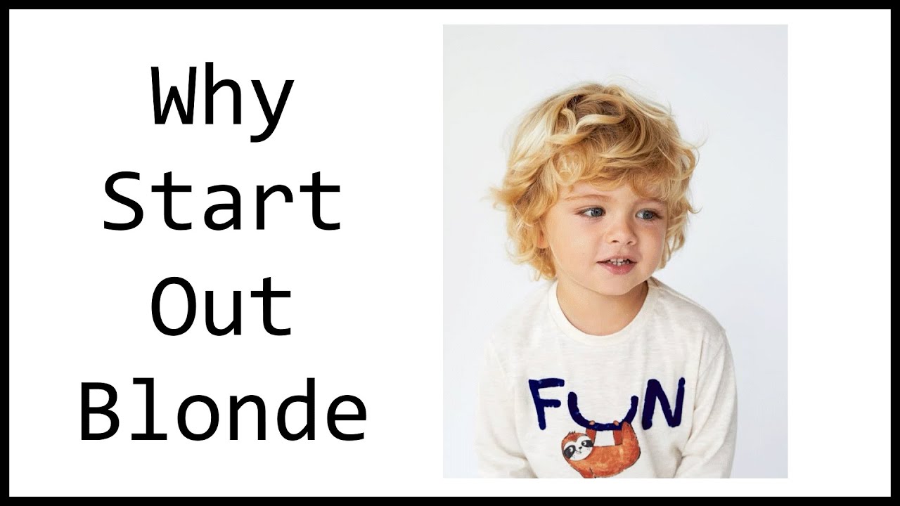 Why Do Kids Start Off With Blonde Hair