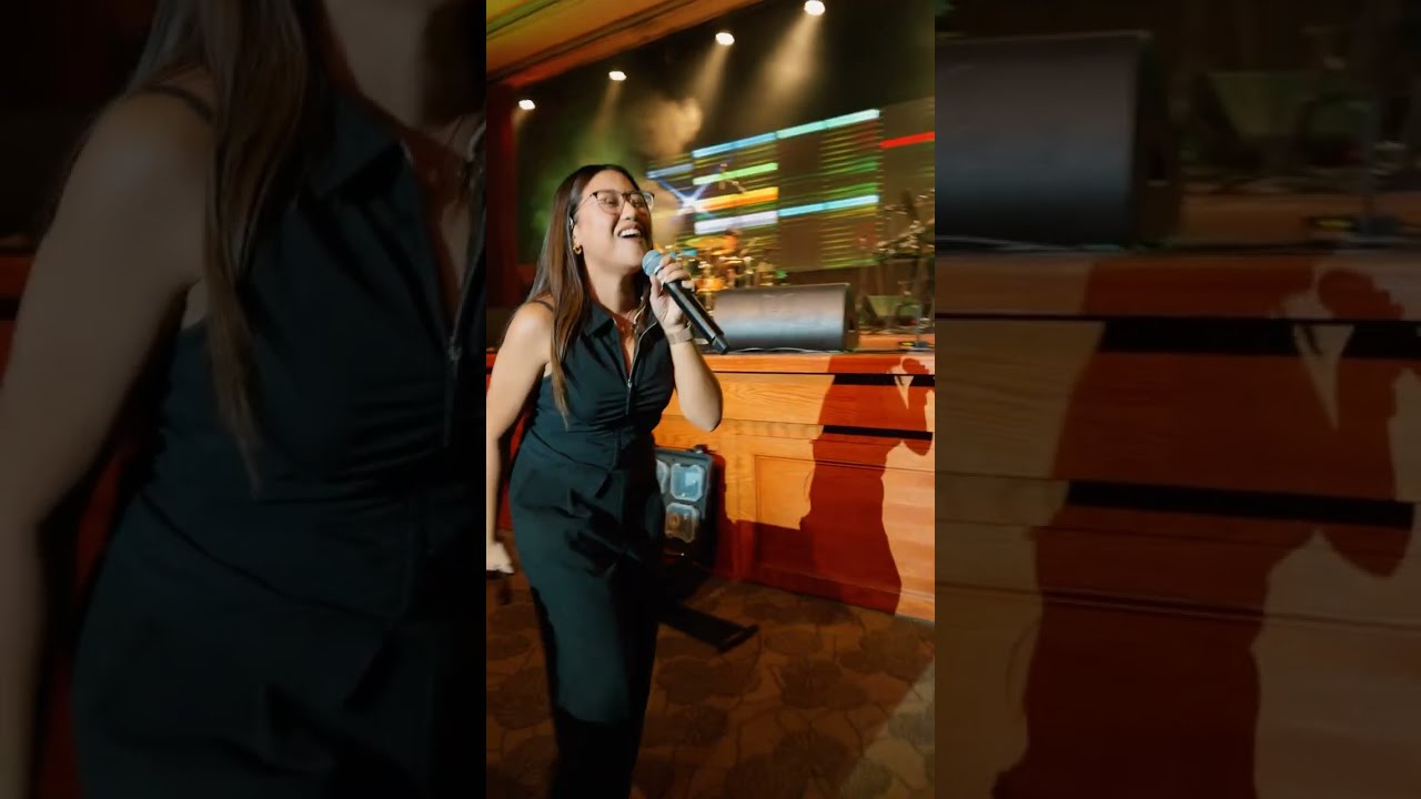 Morissette warming up before her Houston show (Motown Medley)